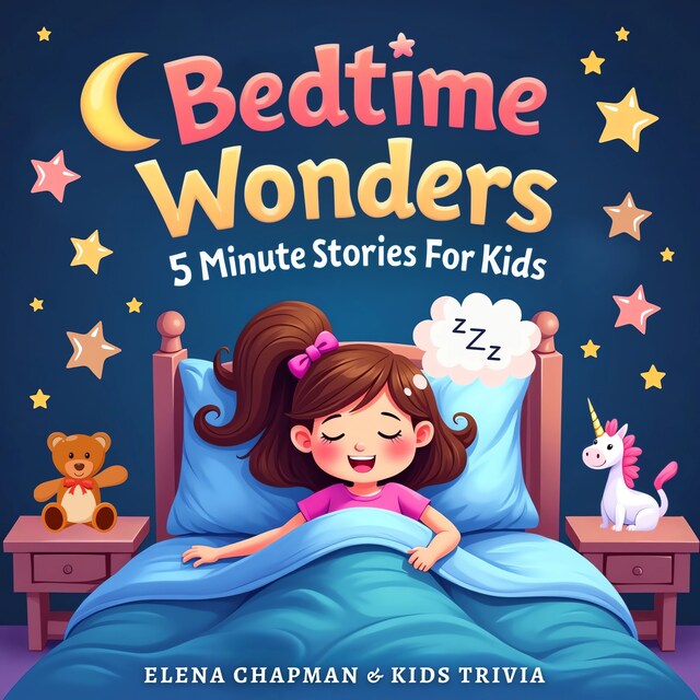 Okładka książki dla Bedtime Wonders. 5 Minute Stories For Kids