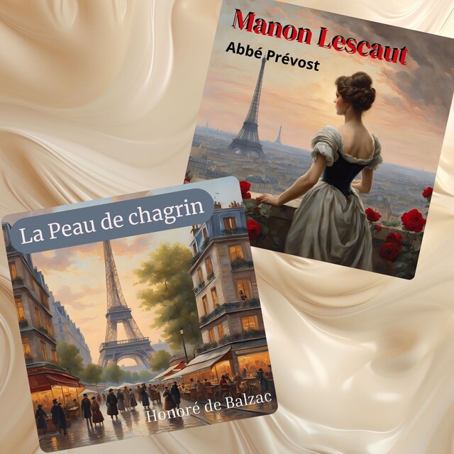 Buchcover für Manon lescaut + La peau de chagrin