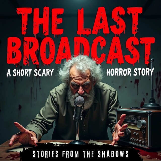 Book cover for The Last Broadcast. A Short Scary Horror Story