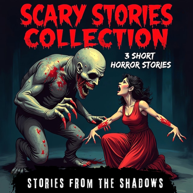 Book cover for Scary Stories Collection. 3 Short Horror Stories