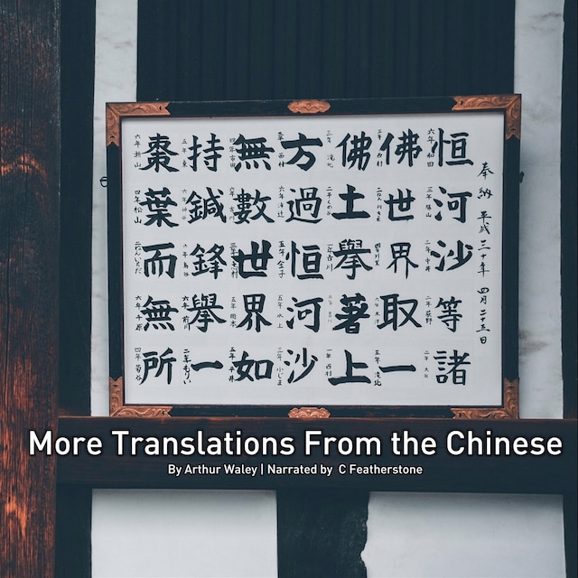 Okładka książki dla More Translations From The Chinese