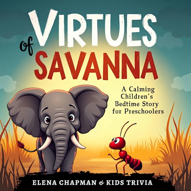 Book cover for Virtues of Savanna. A Calming Children's Bedtime Story for Preschoolers