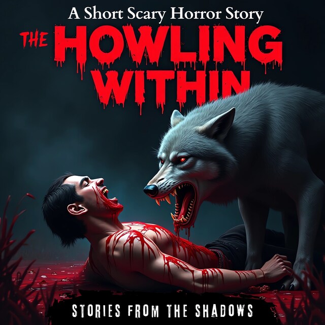 Book cover for The Howling Within. A Short Scary Horror Story