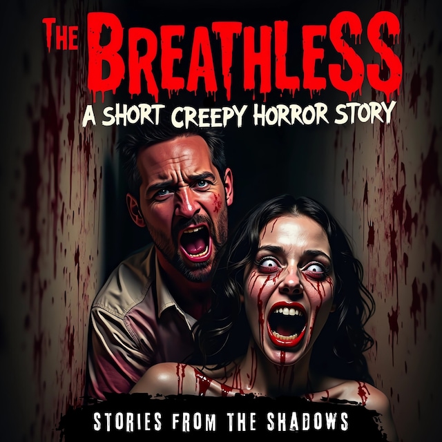 Book cover for The Breathless. A Short Creepy Horror Story