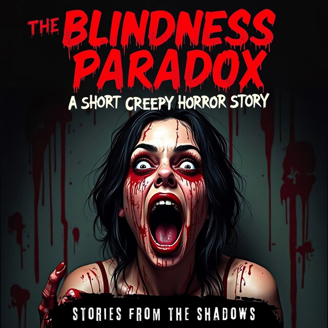 Book cover for The Blindness Paradox. A Short Creepy Horror Story