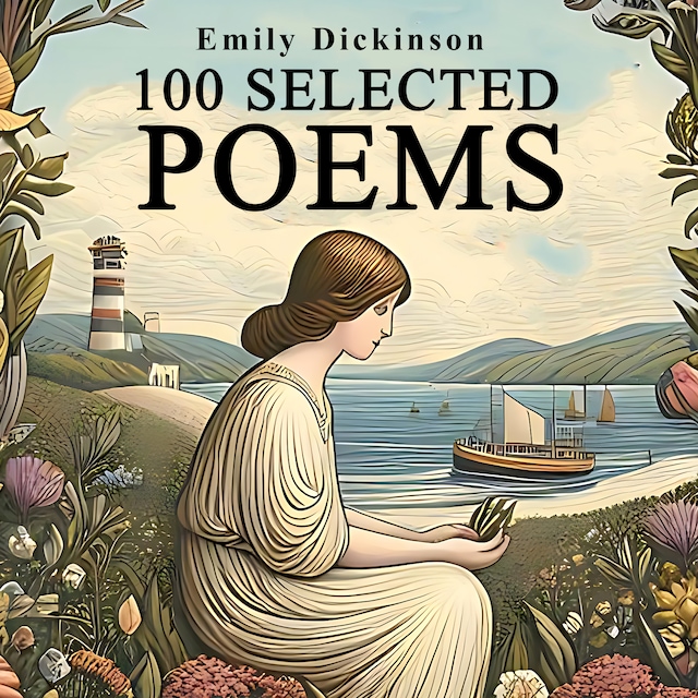 Book cover for 100 Selected Poems: Emily Dickinson