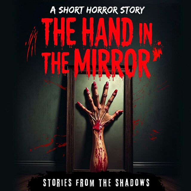 Book cover for The Hand in the Mirror. A Short Horror Story