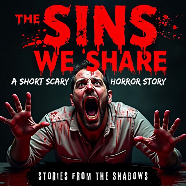 Book cover for The Sins We Share. A Short Scary Horror Story