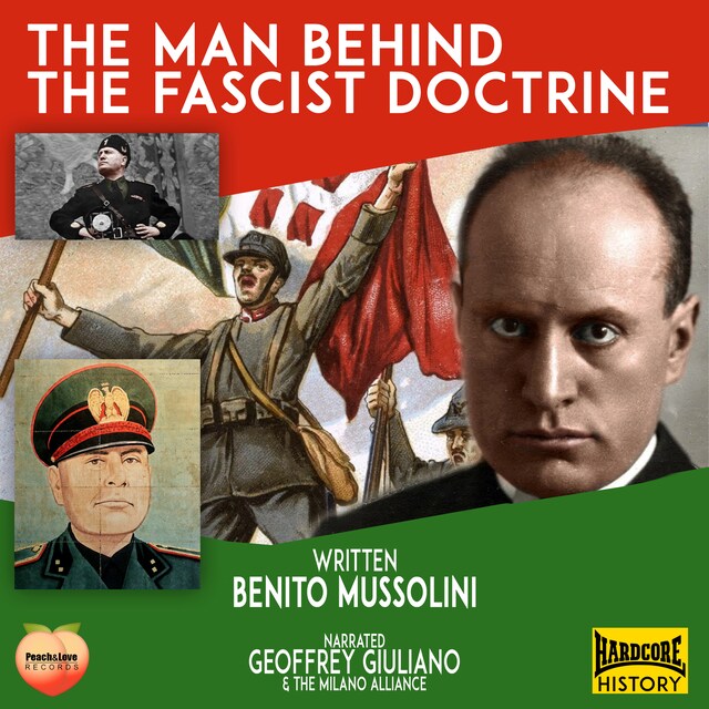 Kirjankansi teokselle The Man Behind The Fascist Doctrine