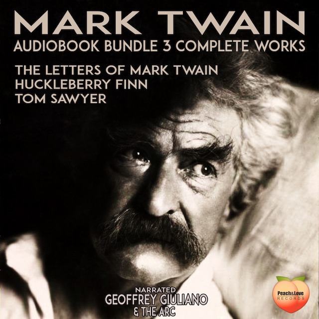 Couverture de livre pour Mark Twain Audiobook Bundle 3 Complete Works