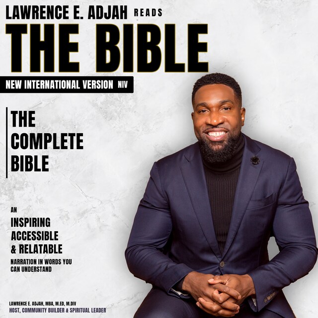 Book cover for Lawrence E. Adjah Reads the Bible: New International Version (NIV): The Complete Bible