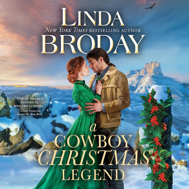 Couverture de livre pour A Cowboy Christmas Legend