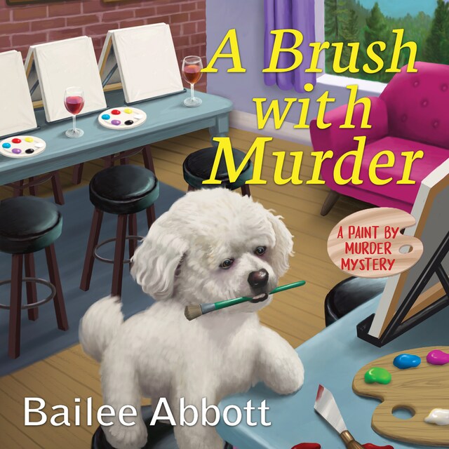 Book cover for A Brush with Murder