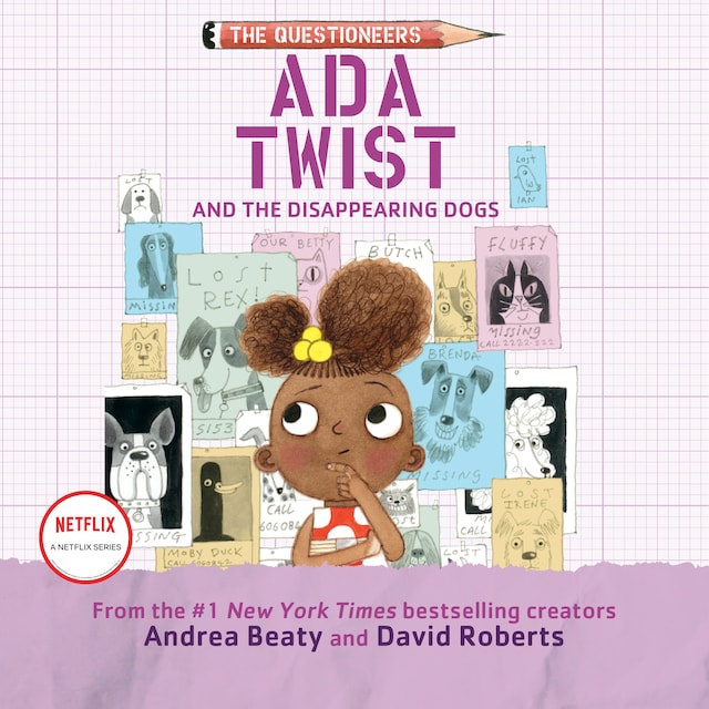 Book cover for Ada Twist and the Disappearing Dogs