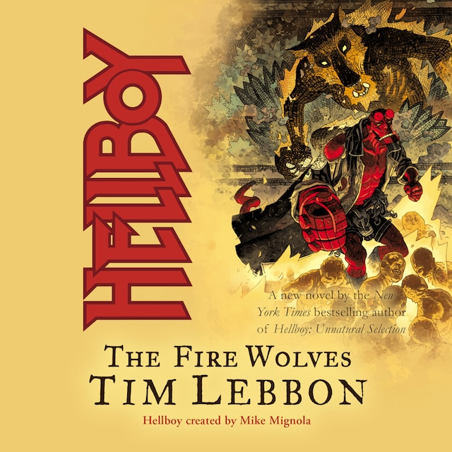 Portada de libro para Hellboy: The Fire Wolves
