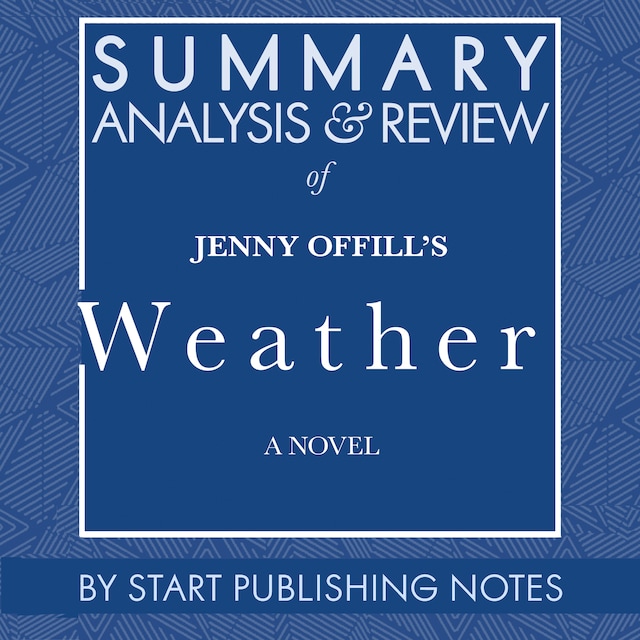 Portada de libro para Summary, Analysis, and Review of Jenny Offill's Weather