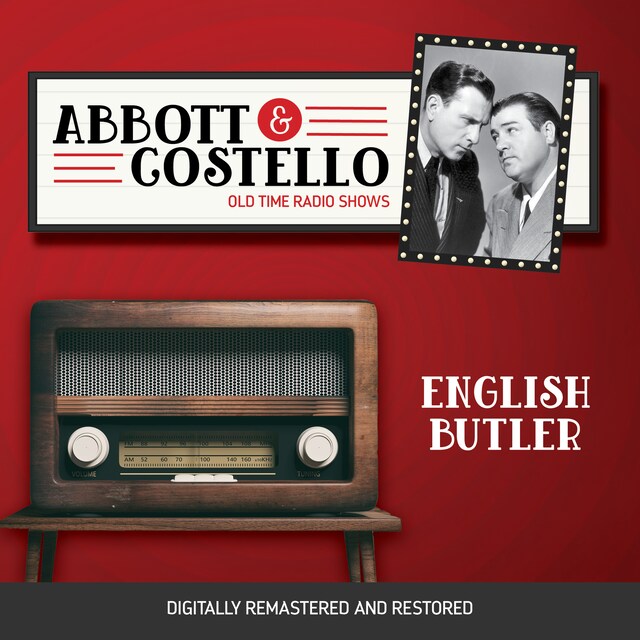 Bokomslag for Abbott and Costello: English Butler