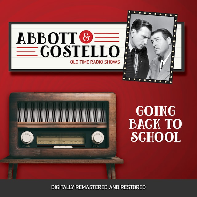 Couverture de livre pour Abbott and Costello: Going Back to School