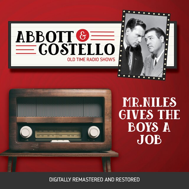 Okładka książki dla Abbott and Costello: Mr.Niles Gives the Boys a Job