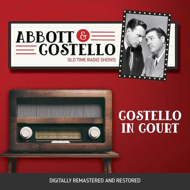 Book cover for Abbott and Costello: Costello in Court