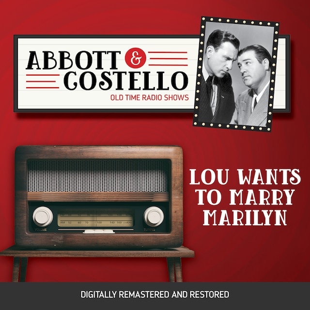 Kirjankansi teokselle Abbott and Costello: Lou Wants to Marry Marilyn