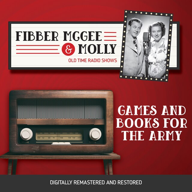 Okładka książki dla Fibber McGee and Molly: Games and Books for the Army