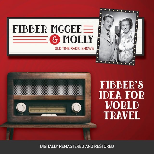 Kirjankansi teokselle Fibber McGee and Molly: Fibber's Idea for World Travel