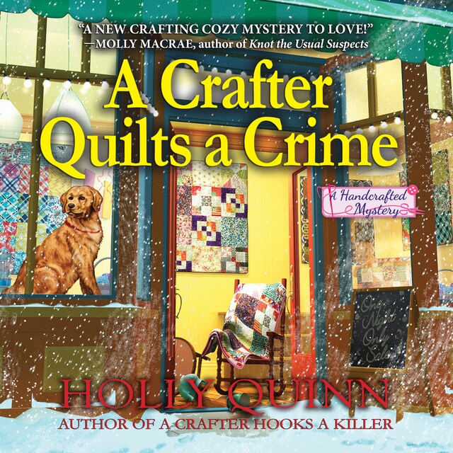 Kirjankansi teokselle A Crafter Quilts a Crime