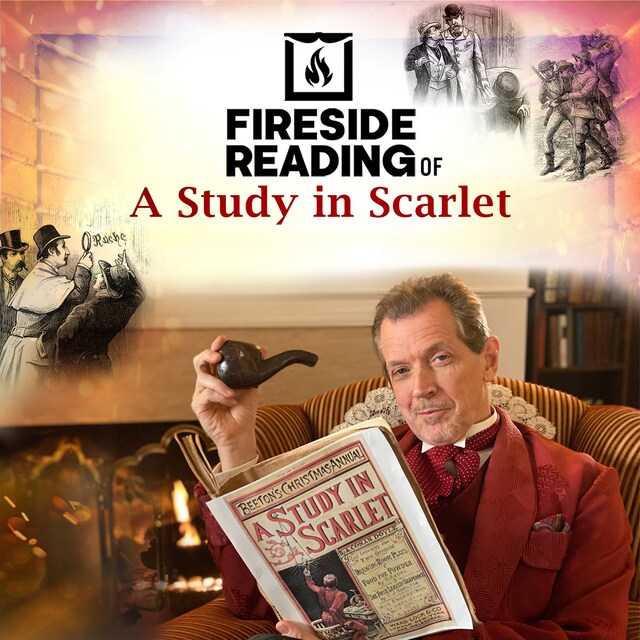 Book cover for Fireside Reading of A Study in Scarlet