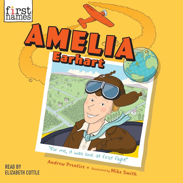 Kirjankansi teokselle Amelia Earhart