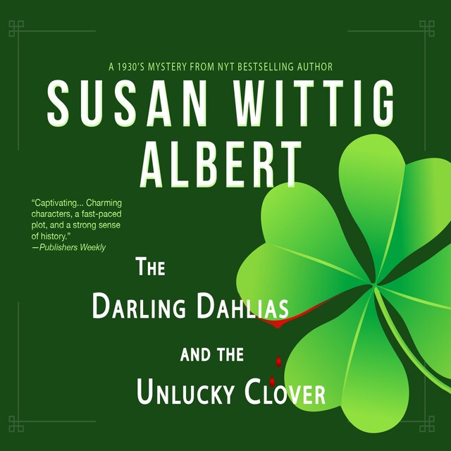 Book cover for The Darling Dahlias and the Unlucky Clover