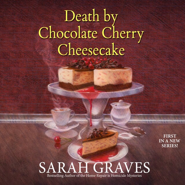 Book cover for Death by Chocolate Cherry Cheesecake