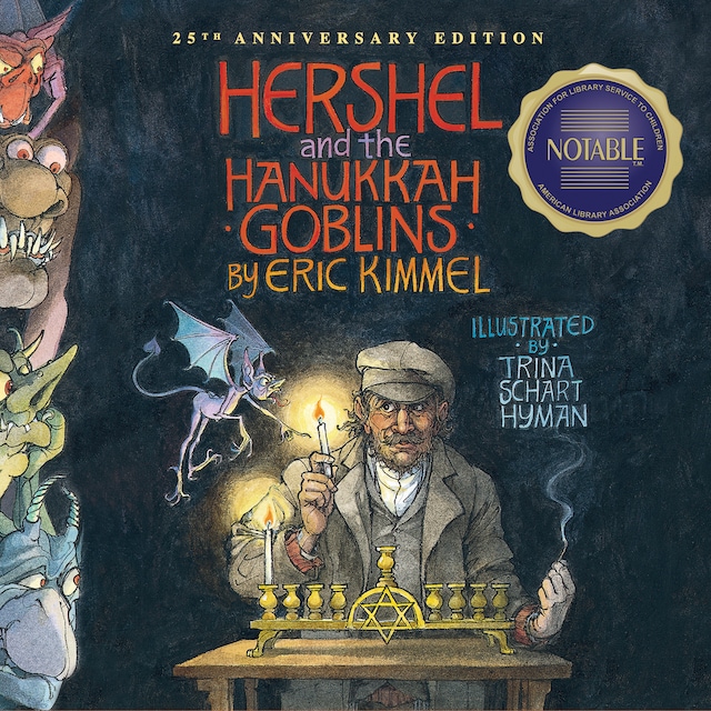 Book cover for Hershel and the Hanukkah Goblins