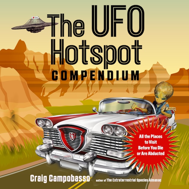 Kirjankansi teokselle The UFO Hotspot Compendium