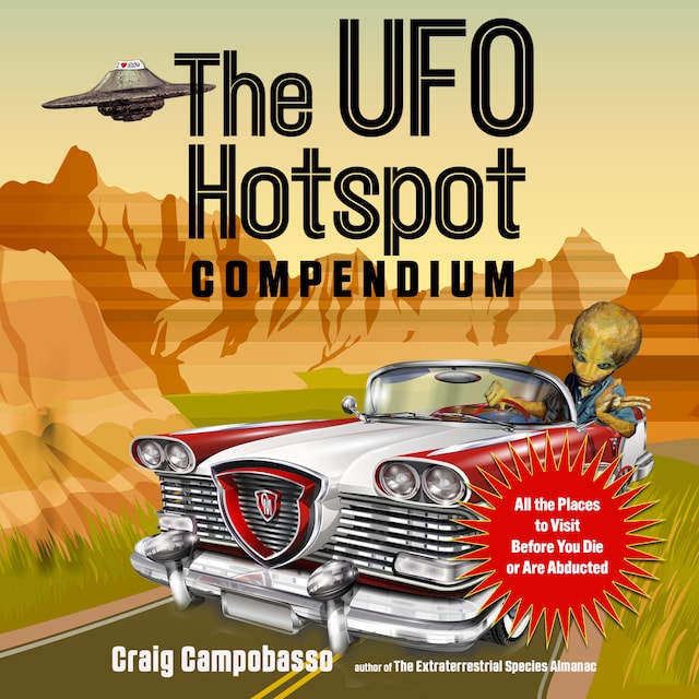 Copertina del libro per The UFO Hotspot Compendium