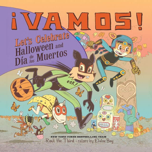 Portada de libro para ¡Vamos! Let's Celebrate Halloween and Día de los Muertos