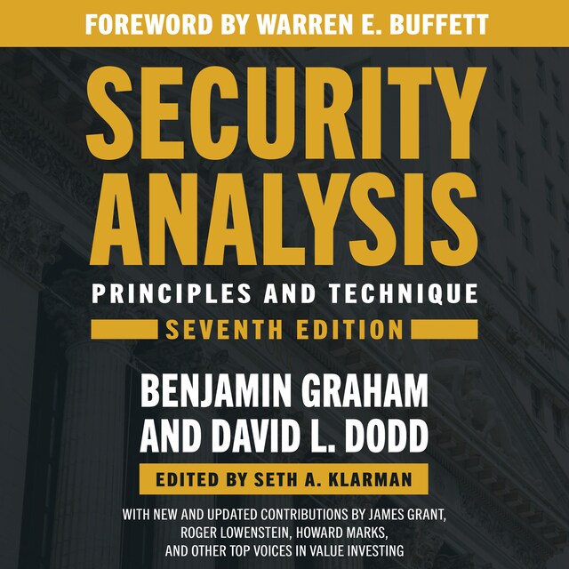 Book cover for Security Analysis, Seventh Edition