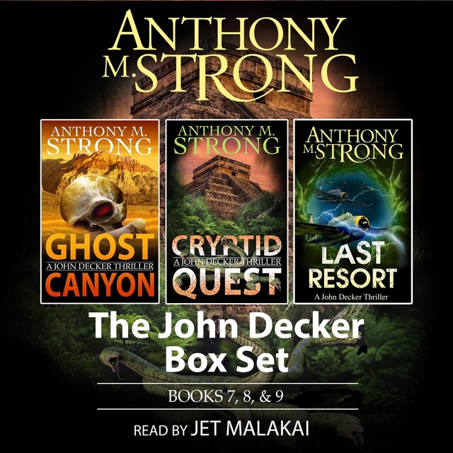 Book cover for John Decker Supernatural thriller Box Set books 7, 8, and 9