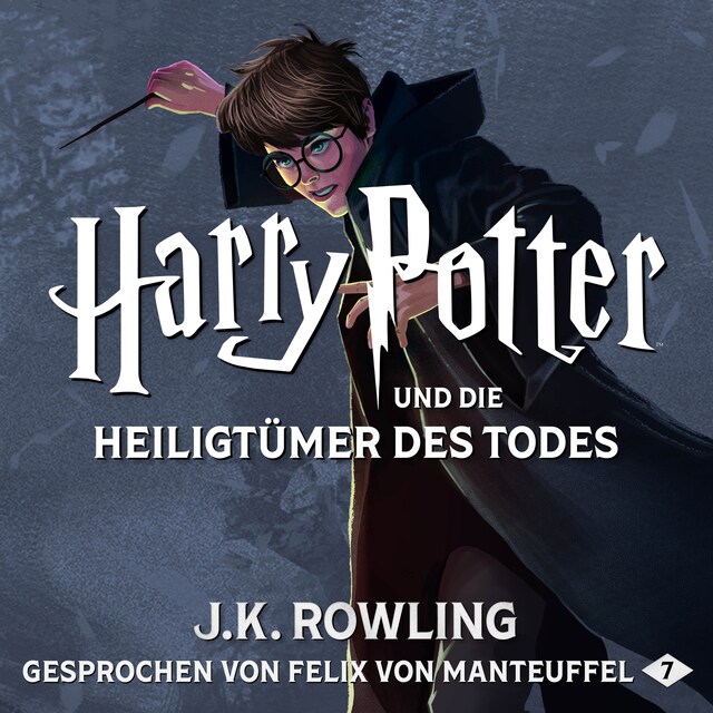 Kirjankansi teokselle Harry Potter und die Heiligtümer des Todes