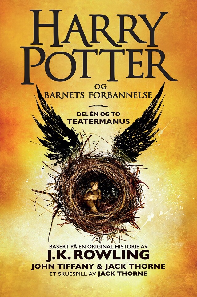 Boekomslag van Harry Potter og Barnets forbannelse