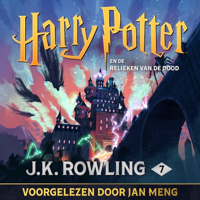 Book cover for Harry Potter en de Relieken van de Dood