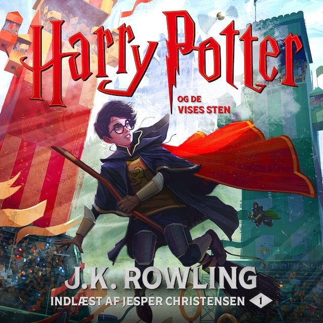 Book cover for Harry Potter og De Vises Sten