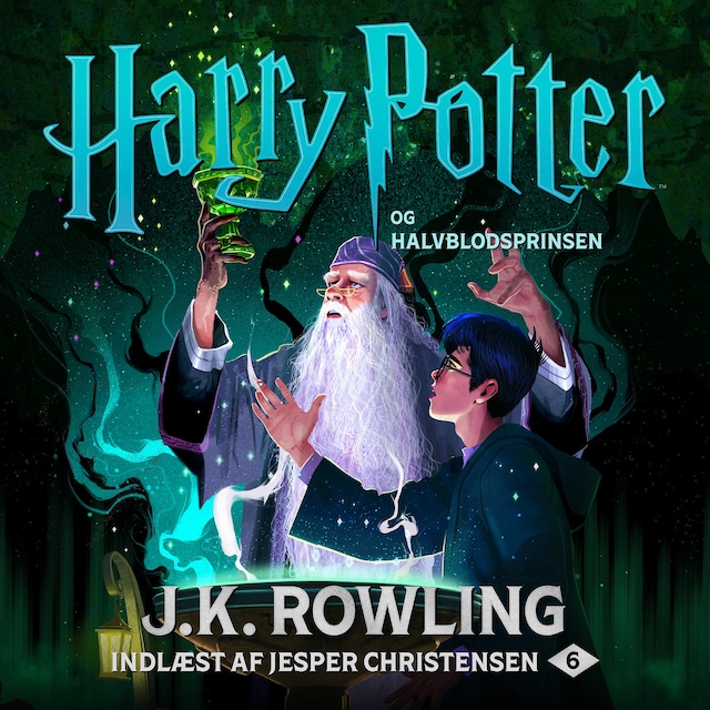 Book cover for Harry Potter og Halvblodsprinsen