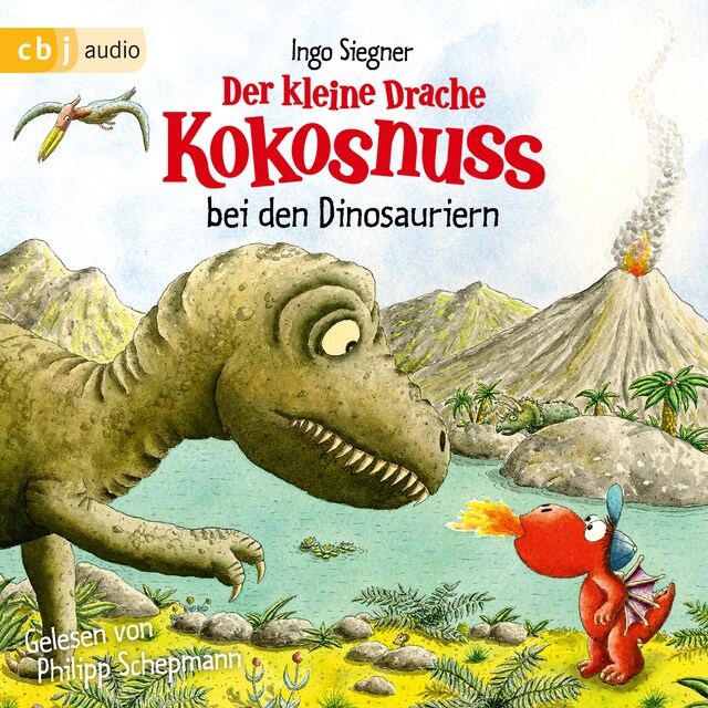 Buchcover für Der kleine Drache Kokosnuss bei den Dinosauriern