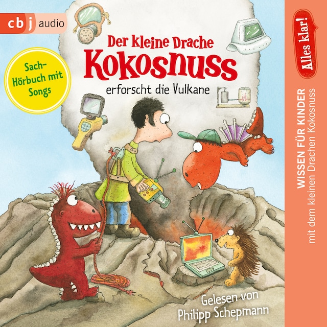 Buchcover für Alles klar! Der kleine Drache Kokosnuss erforscht die Vulkane