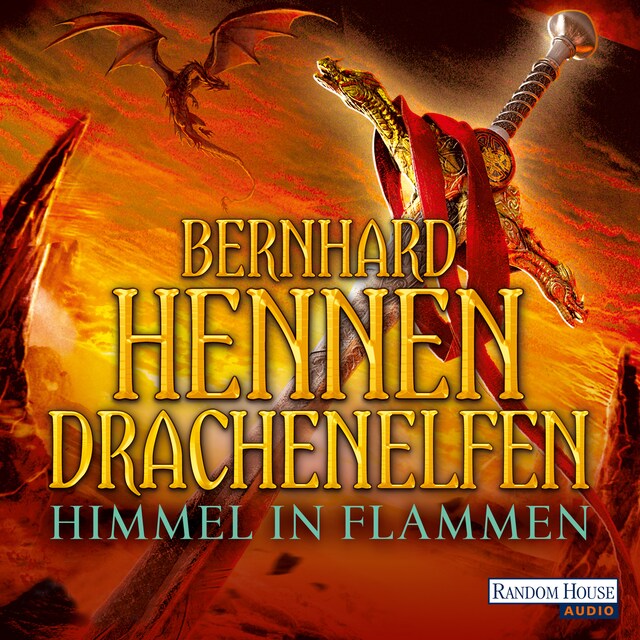 Buchcover für Drachenelfen - Himmel in Flammen