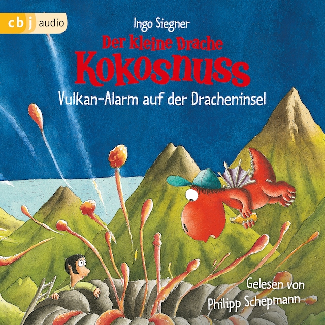 Buchcover für Der kleine Drache Kokosnuss - Vulkan-Alarm auf der Dracheninsel