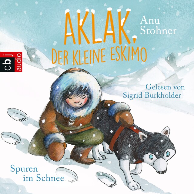 Buchcover für Aklak, der kleine Eskimo - Spuren im Schnee