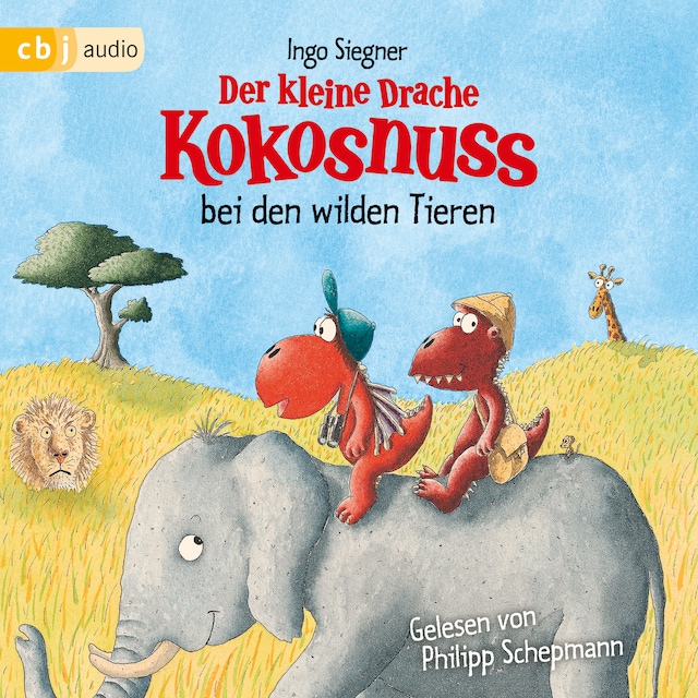 Buchcover für Der kleine Drache Kokosnuss bei den wilden Tieren