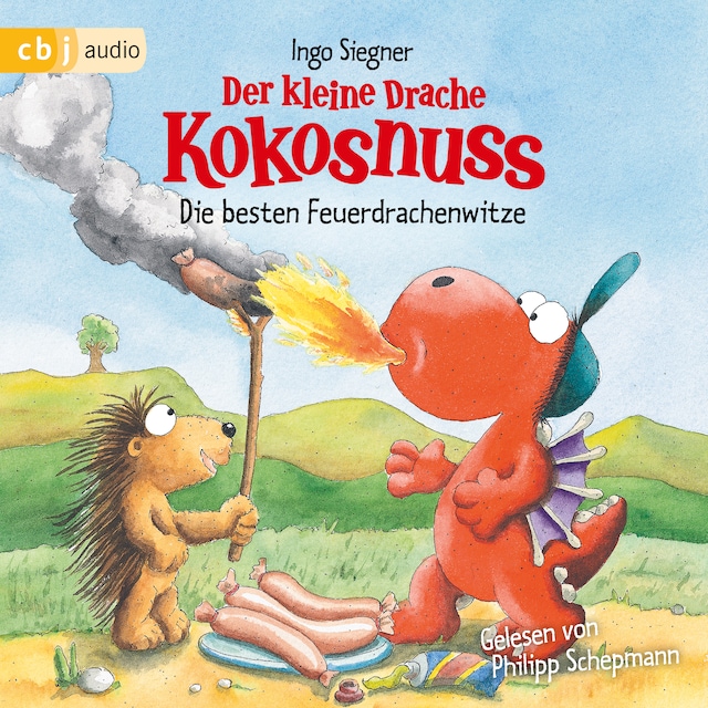 Buchcover für Der kleine Drache Kokosnuss - Die besten Feuerdrachenwitze